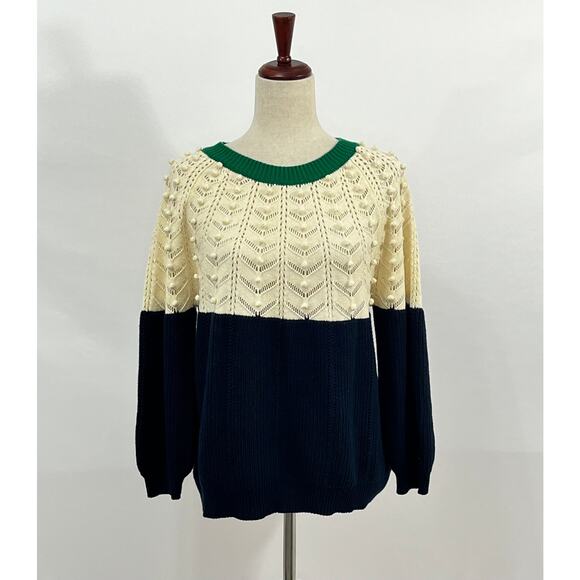 TROVATA Birds of Paradis Sz M Medium Anni Pullover Sweater NWT - Picture 2 of 15